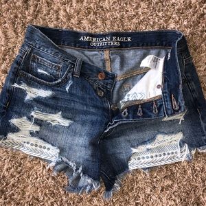 AEO Festival high rise shorts